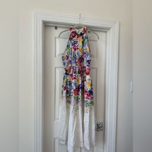 Boston Proper Multicolor Floral Dress